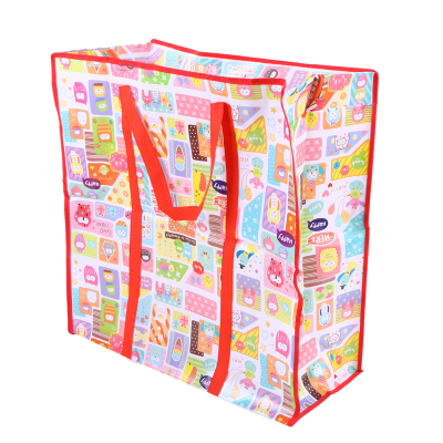 Non-woven fabric woven bag moving luggage storage bag carrying large capacity clothes bedding packing bag