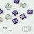 K5 crystal high quality 3031 square middle hole sew on stone accessories