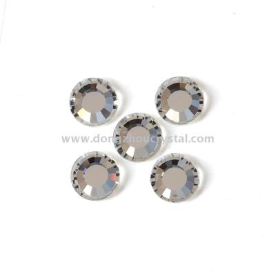 Round glass mirror bead fitting