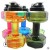 Creative large-sized dumbbell kettle fitness sports water cup 2200L outdoor plastic sports water cup kettle
