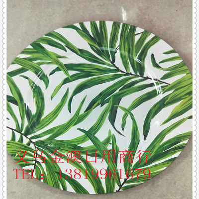 Factory direct selling plastic disc plate tray table plate.