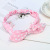 The 2018 summer new hair belt girl's headdress lovely wave point hair hoop bow-tie fabric jewelry one acting hair