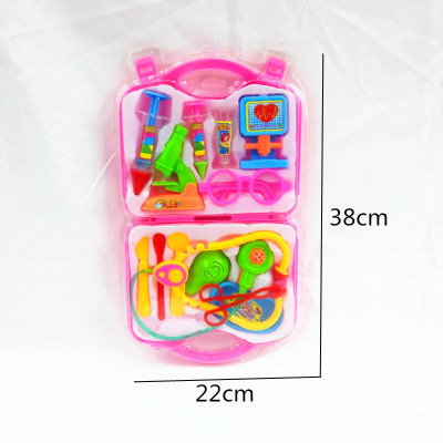 Children's educational toy kit is packed with children's plastic doctor toy set