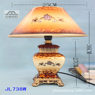 Record the minimum order quantity of a European table lamp with a desk lamp, which is made up of 24 pieces