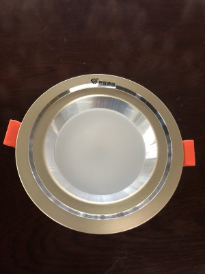 Tuhao gold LED downlight can change color with 7 w opening hole of 7-8cm