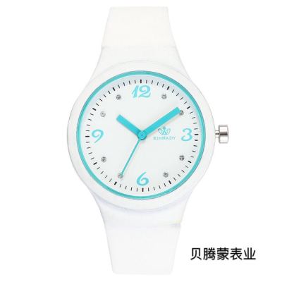 Fashion hot candy color series simple 369 digital silicone men and women watch student watch 2