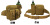Camouflage pockets kettle Outdoor multifunctional pockets tactics mobile phone bag sports bottle bag