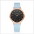 Fashionable and casual LVPAI brand alloy quartz watch smooth PU leather belt ladies watch