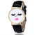 Aliexpress sells fashion eyelash patterned leather belt watches extremely thin PU neutral quartz watch women's watch