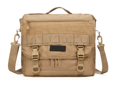 Tactical single-shoulder PC bag 14-inch PC bag slant satchel shoulder bag