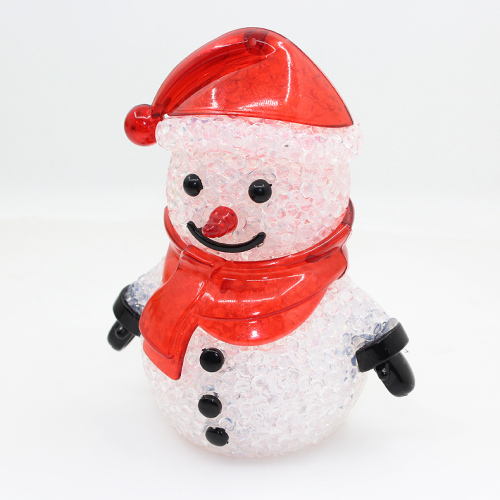 new arrival factory direct sales snowman particles santa claus particles led seven-color night light gift wholesale