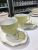 Coffee cup and saucer two cups and two saucer butterfly ceramic hotel supplies