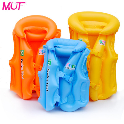 2017 model manufacturer fiery direct-sale children's life jacket inflatable life jacket PVC toy inflatable swimming suit