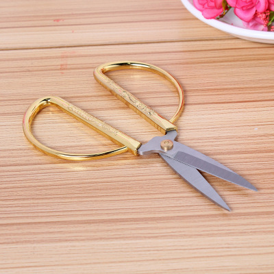 Golden handle vintage longfeng scissors longfeng scissors daily provisions