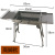 BBQ thickening outdoor household charcoal folding portable stainless steel barbecue grill oven