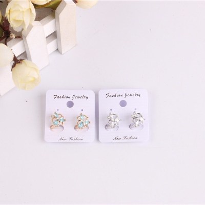 European and American fashion personality earring colorful zircon classic earrings