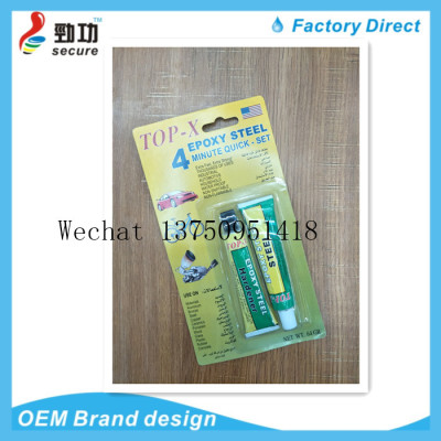 AB Glue Epoxy GlueTOP-X AB glue strong adhesive metal iron wood quick drying AB glue resistant to high temperature