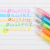Korean Stationery Simple Cute Candy Color Watercolor Pen Love Scene Gloss Diamond Head 0.38mm Gel Pen