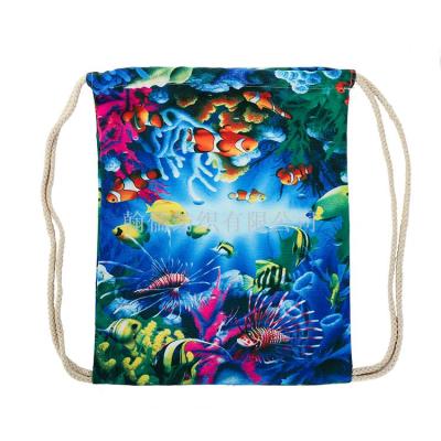 Portable outdoor beach towel travel undersea world beach bag