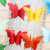 Amazon Hot Sale Colorful Butterfly Paper Flower Paper String Decorations Children 'S Room Shopping Window Hanging Decoration For Wedding Birthday Party