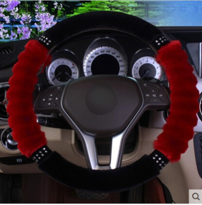 Winter new plush with a drill car steering wheel set manufacturers direct