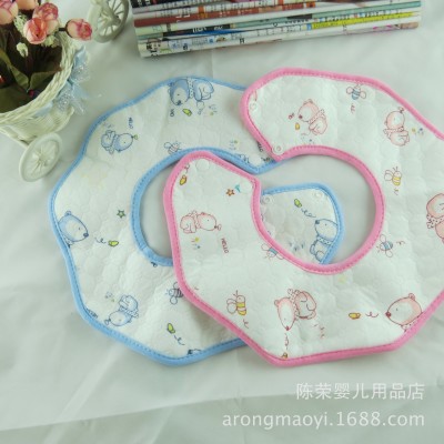 Wholesale baby products elf warm bijiao circular bib/bib/drool towel/cotton