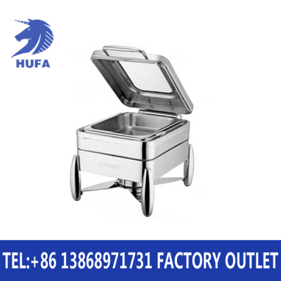 Square Stainless Steel Buffet Stove Buffet Stove Hydraulic Buffet Dining Stove Visual Dining Stove Hotel Breakfast