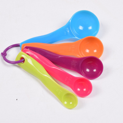 2018 new creative fashion colorful rainbow children's meal spoon set soup spoon manufacturers direct