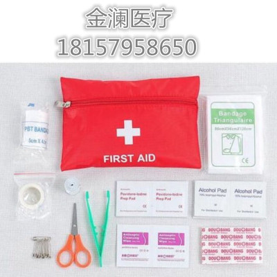 Emergency kit for medical home outdoor and car use.