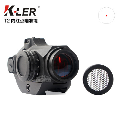 T2 1X28 honeycomb web celebrity film red dot holographic sight