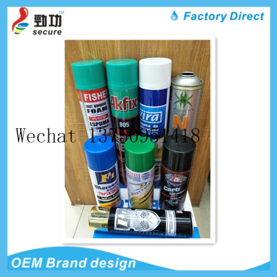 Export foaming agent self-spray paint surface wax anti-rust oil cleaning agent multifunctional foam cleaning agent