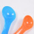 2018 new creative fashion colorful rainbow children's meal spoon set soup spoon manufacturers direct