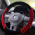 The 2018 new winter plush steering-wheel cover autumn and winter short fleece car keeps bamboo joints warm 