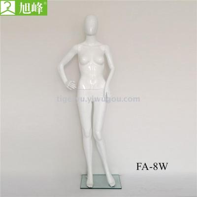 Xufeng factory direct plastic female model spraying white female model imitation of glass - glass effect