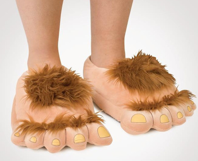 Vintage savage slippers hobbit-toe slippers home in cotton slippers