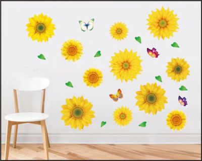 Flower Blossoming Wall Stickers Series Decoration Handmade Layer Stickers Three-Dimensional Flower Stickers
