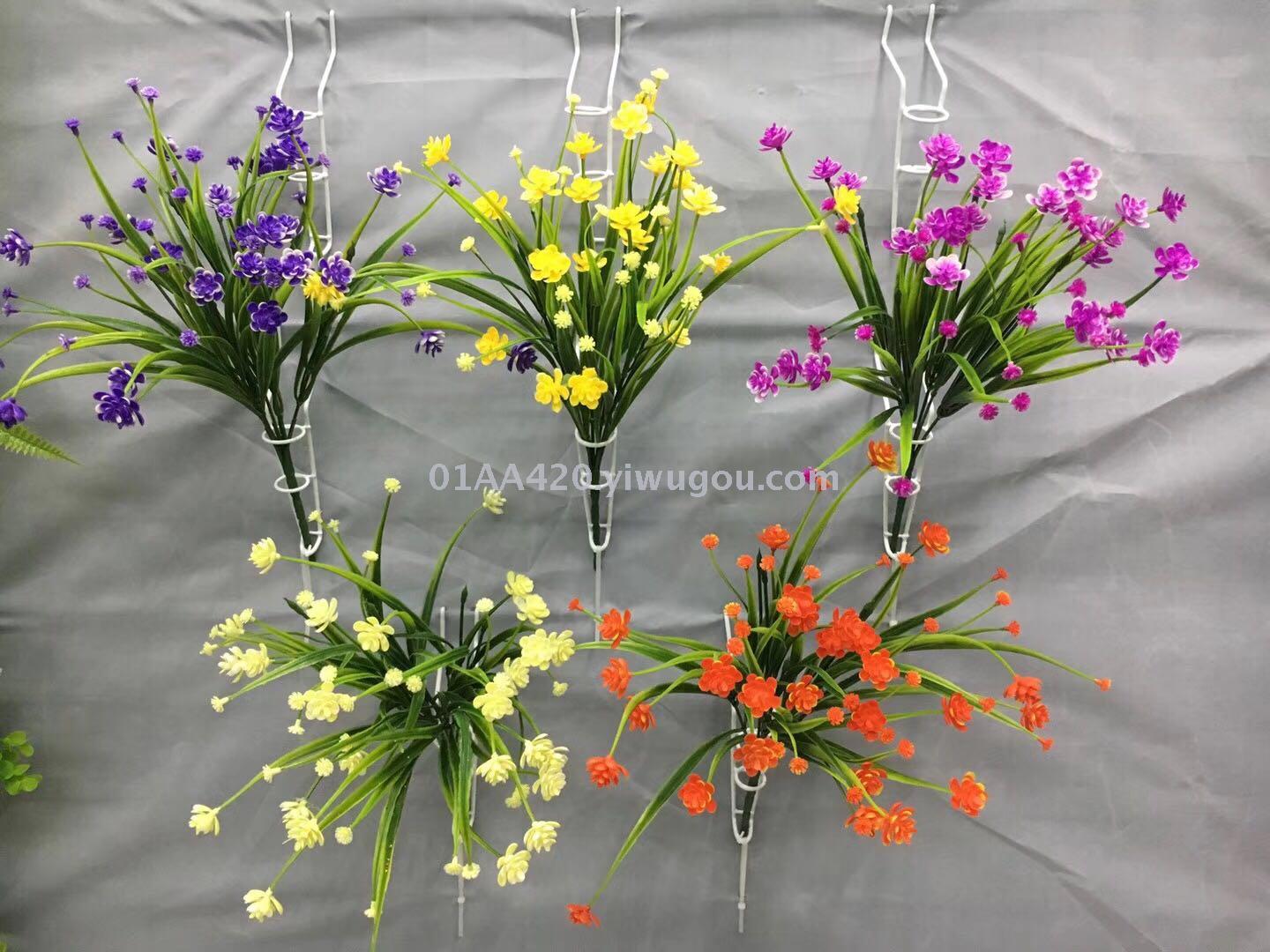 仿真花假花爱兰吊钟花家居装饰荷花假花