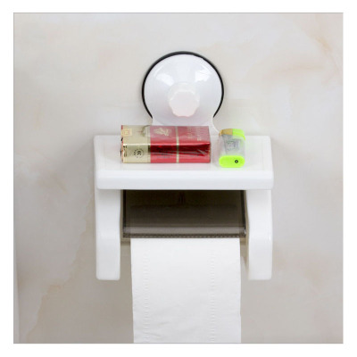 Household kitchen paper holder with strong suction cup roll paper holder without punching roll paper holder