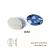 Oval double hole bottom silver-plated flat back sew on stone garment accessories