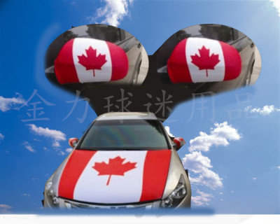 Canada rearview mirror cover supply each country election flag flag rearview mirror cover