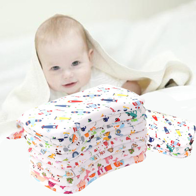 Newborn Baby Pillow Head 0-1 Years Old Anti-Deviation Head Baby Shaping Pillow Memory Pillow Toddler Pillow Cotton Baby Pillow