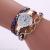 New fashion national style small broken flower set with diamond winding decorative watch
