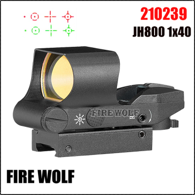 Fire Wolf JH800 1X40 large field of vision four variable point single red dot mirror