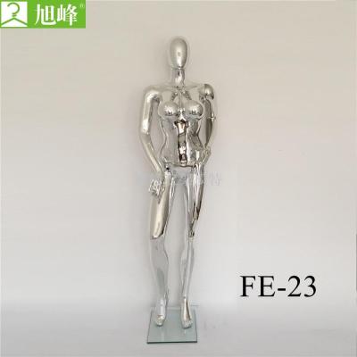 Xiaofeng direct sales electroplating silver Europe and the United States version of large breast model article no. Fe-23