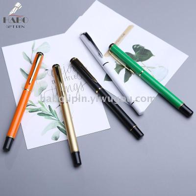 Manufacturer direct metal pen neutral pen  business roller pen stationery gift advertising pen with customized LOGO