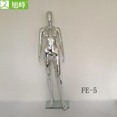 Xiaofeng factory direct - sale electroplating silver women's model sub - leg article no. Fe-5