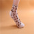 FUGUI glass boat socks ladies fashionable leopard print socks combed cotton base