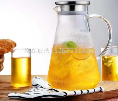High borosilicate kettles large capacity jug  cold kettles  teapot stainless steel cover