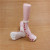 FUGUI rich summer ladies glass silk boat socks combed cotton base plum-cotton fashion stockings