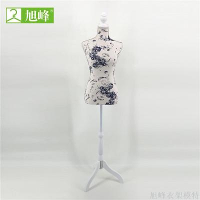 Foam flax mannequin white wood cover and support    Factory directly sale